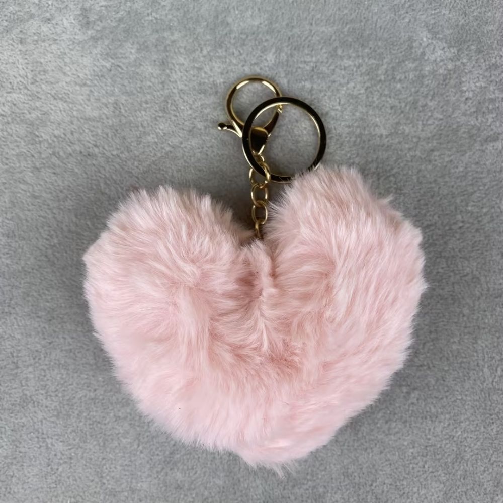 Plush Heart Bag Charm- 10×9×5cm Velvet Hanging Charm for Purses & Bags, Multi-Color Cute Gift Accessory
