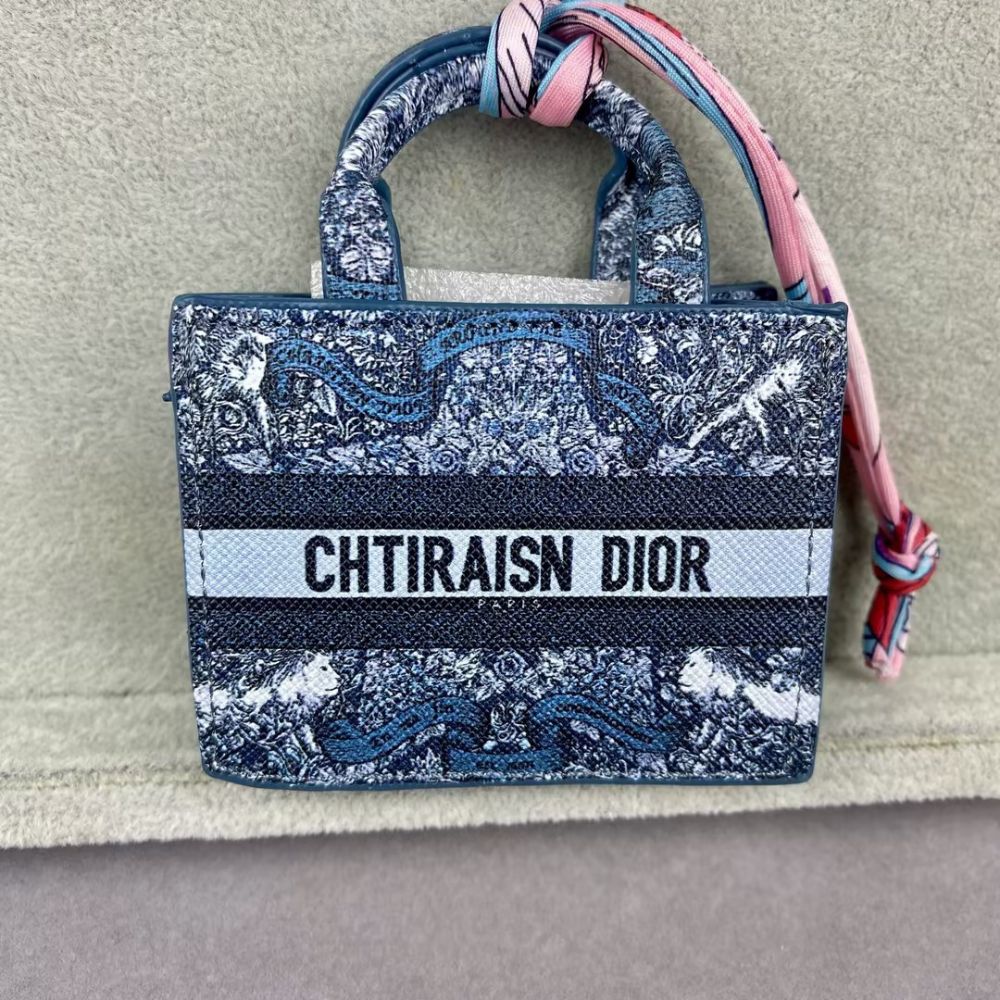 CHTIRAISN/CHTIRASIN DIO-R Flower Print Lody Dio-r Mini Tote