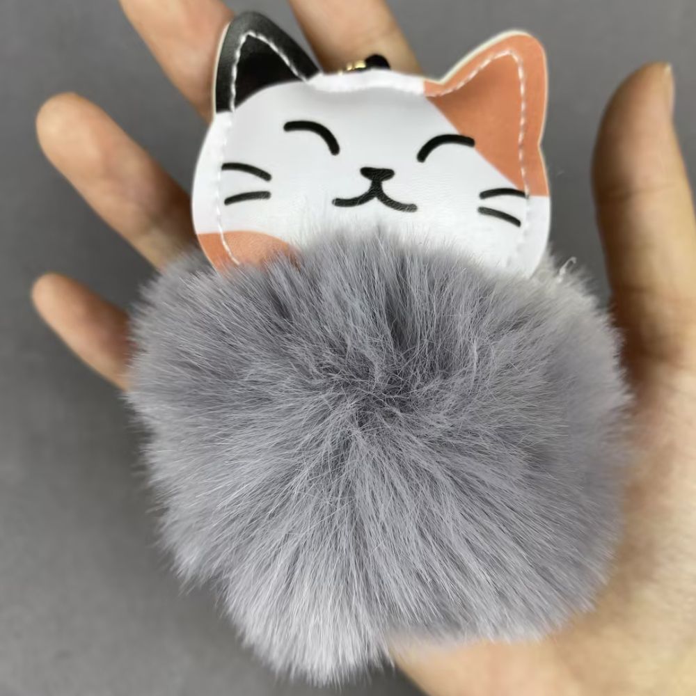 Cat plush Pendant keychain, bagcharm