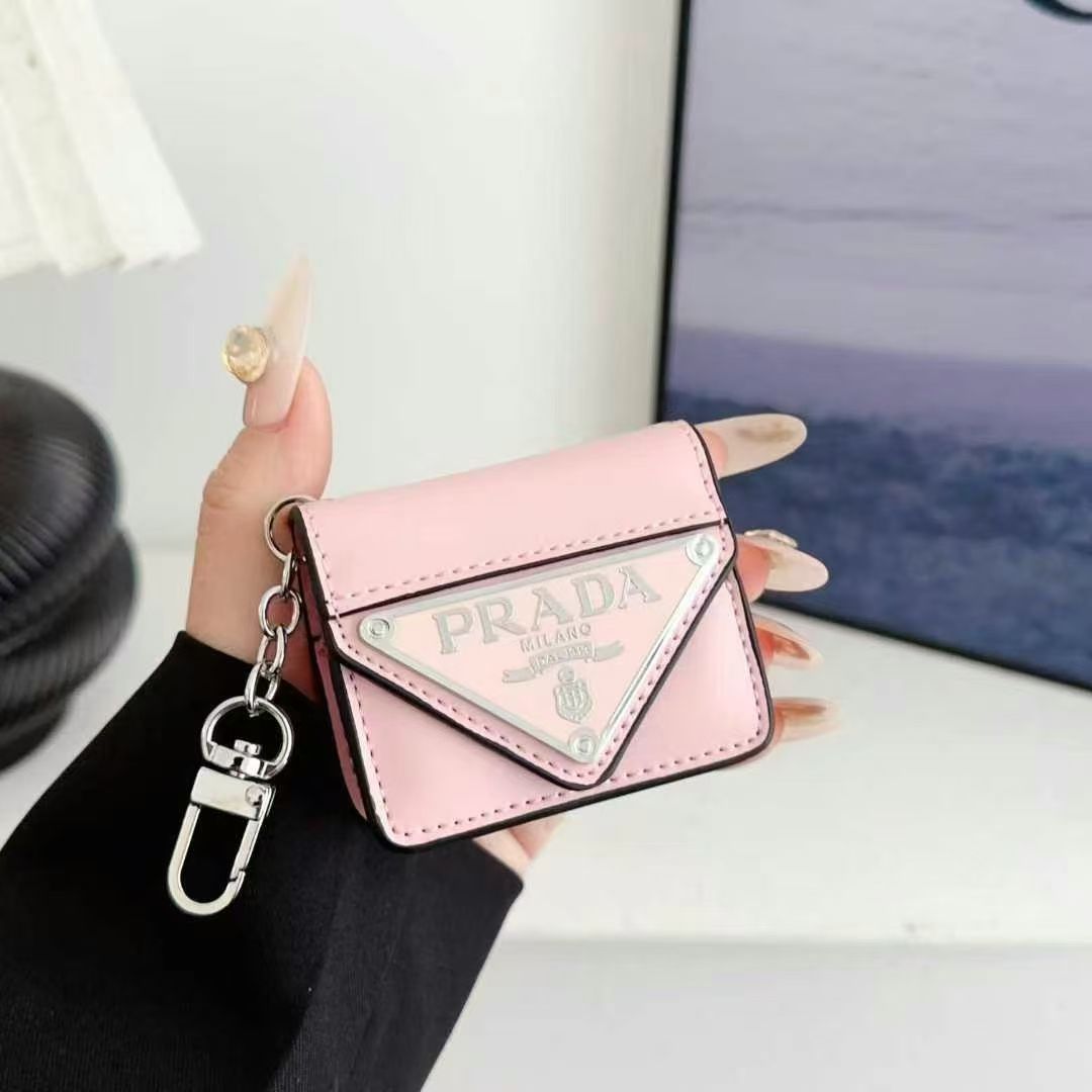 PRAD-A トライアングルバッジ ミニバッグ AirPodsケース