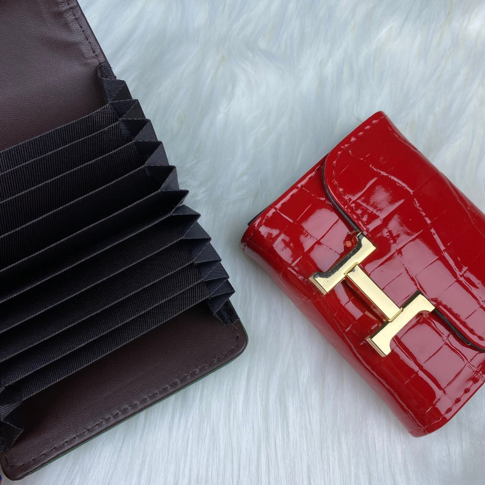 Mini Constance_Crocodile Skin Grain, Cardholders
