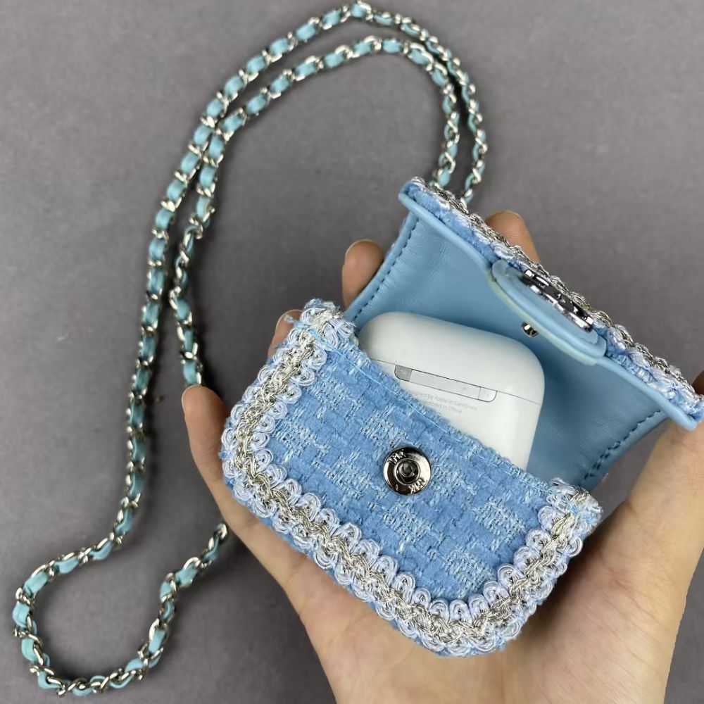 CC Luxury Rhombus Chain Mini Bag AirPods Case