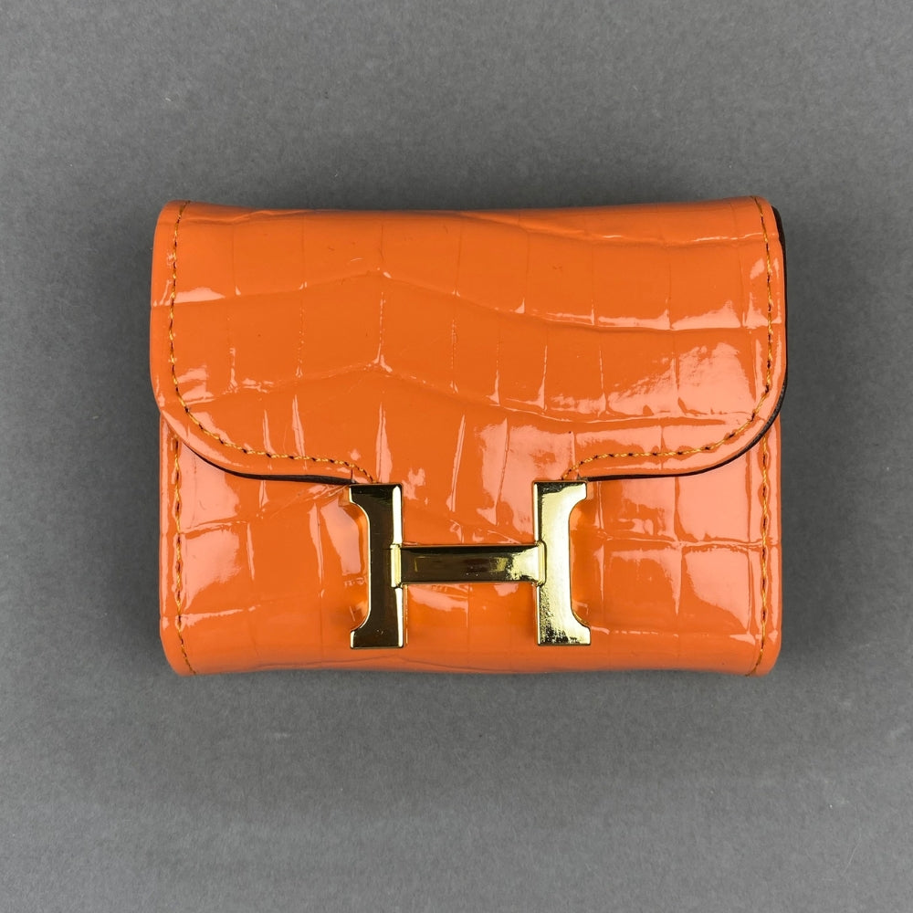 Mini Constance_Crocodile Skin Grain, Cardholders