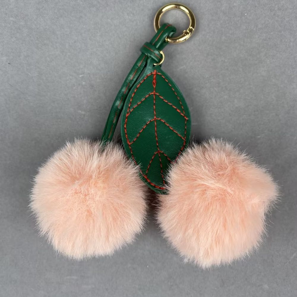 Cherry plush Pendant keychain