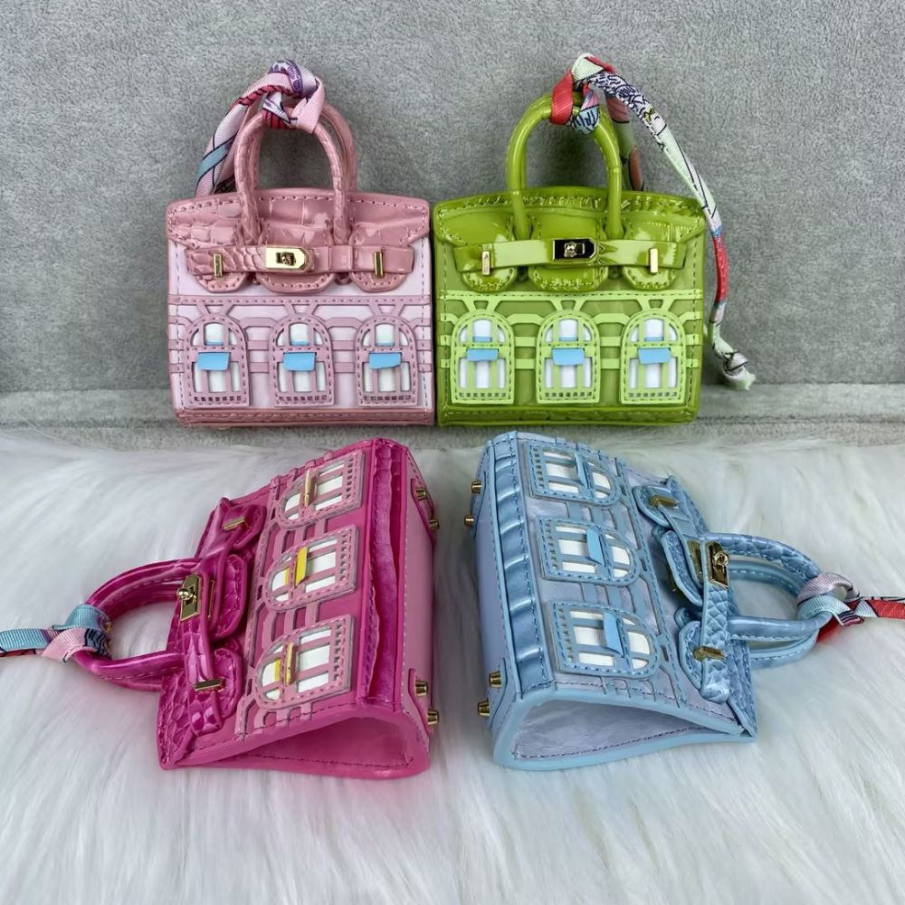 Birkin House Mini Bags_Crocodile Skin Grain Macaron Colors