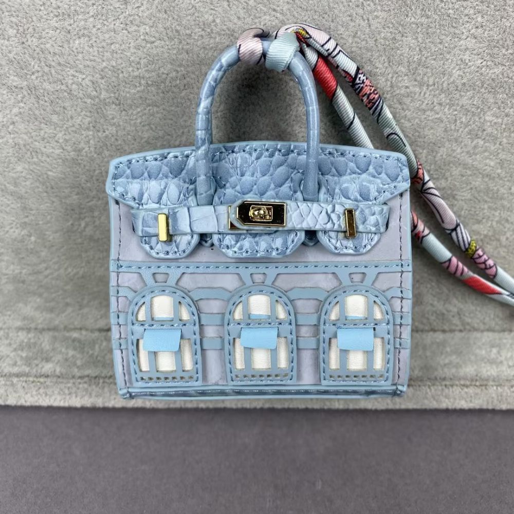 Birkin House Mini Bags_Crocodile Skin Grain Macaron Colors