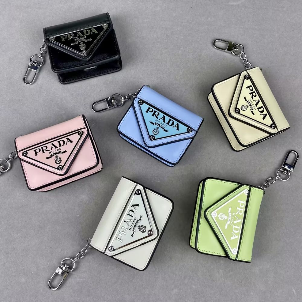 PRAD-A Triangle Badge Mini Bag AirPods Case