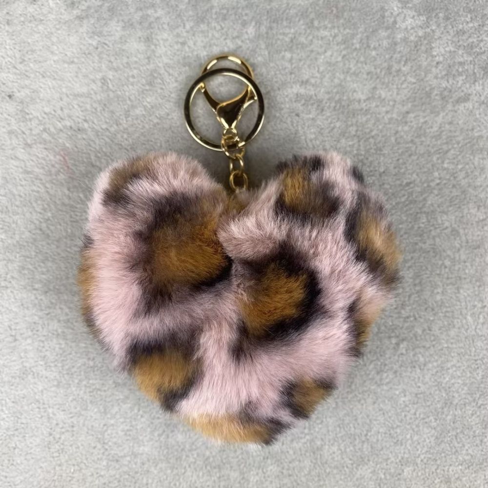 Plush Heart Bag Charm- 10×9×5cm Velvet Hanging Charm for Purses & Bags, Multi-Color Cute Gift Accessory