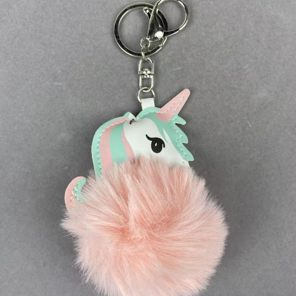 Unicorn plush Pendant keychain