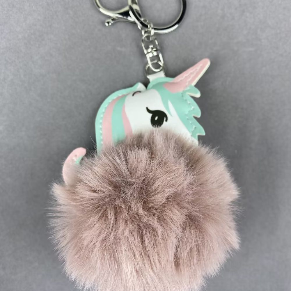 Unicorn plush Pendant keychain