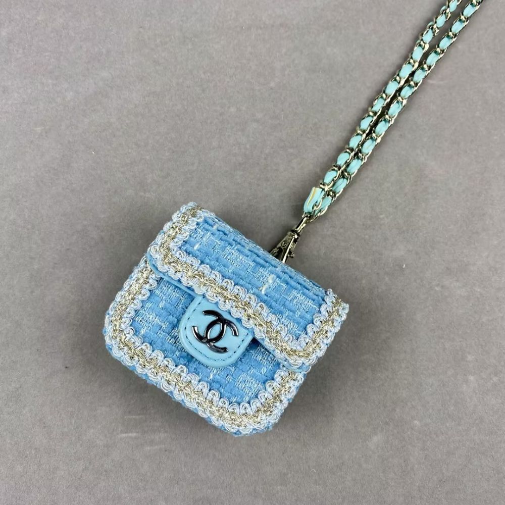 CC Luxury Rhombus Chain Mini Bag AirPods Case