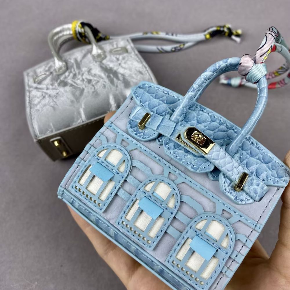 Birkin House Mini Bags_Crocodile Skin Grain Macaron Colors