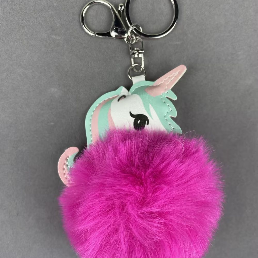 Unicorn plush Pendant keychain