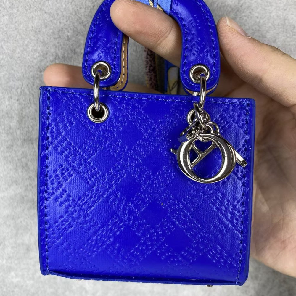 Dio-r Lady D Mini Tote Mini Bag Crocodile Snake Skin Grain