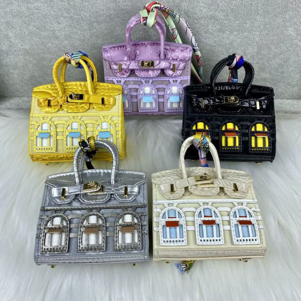 Birkin House Mini Bags_Crocodile Skin Grain Macaron Colors