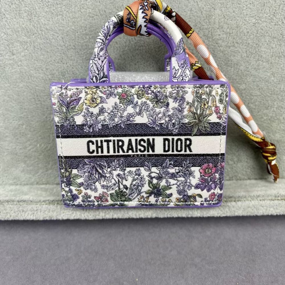 CHTIRAISN/CHTIRASIN DIO-R Flower Print Lody Dio-r Mini Tote