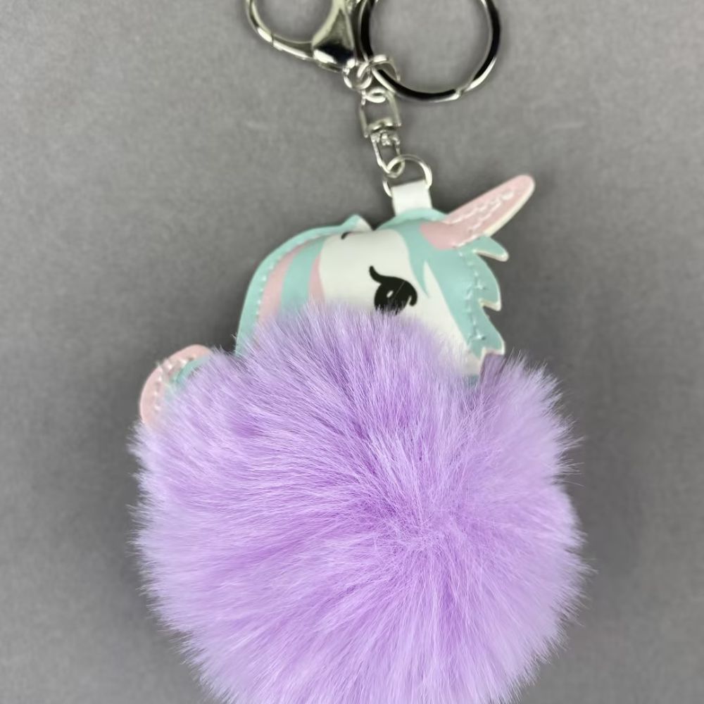 Unicorn plush Pendant keychain