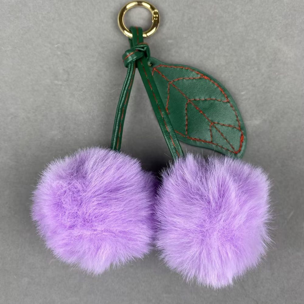 Cherry plush Pendant keychain
