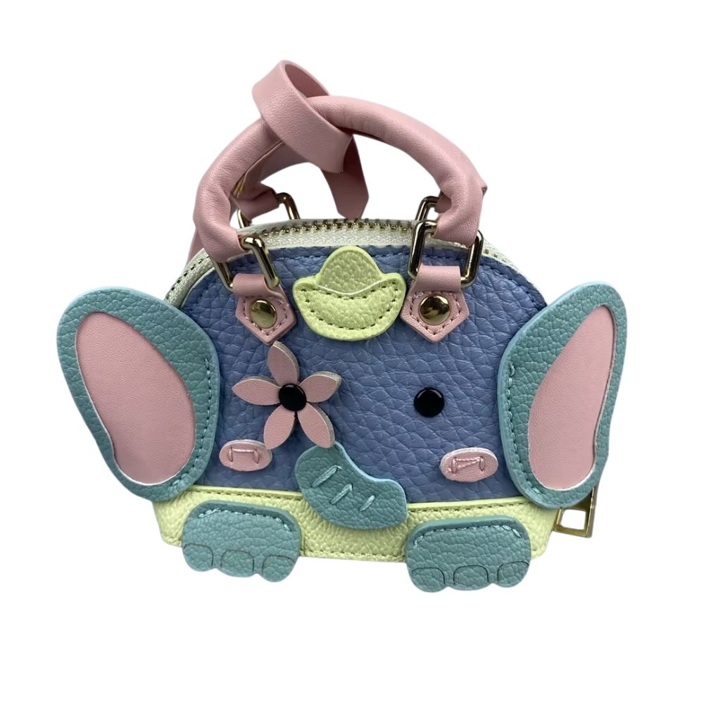 Handcrafted Genuine Lambskin Animal Charm A timeless miniature sculpture for your keys or bag! Meticulously hand-sculpted from buttery-soft lambskin leather, this 3D elephant or whale charm (7×6×2.5cm) combines artistry with everyday elegance. Key Detail