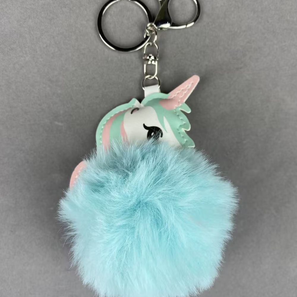 Unicorn plush Pendant keychain