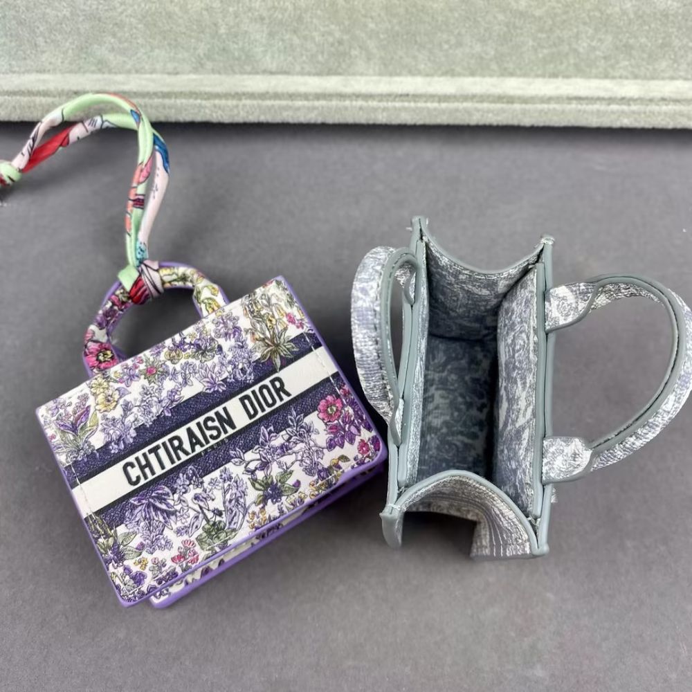 CHTIRAISN/CHTIRASIN DIO-R Flower Print Lody Dio-r Mini Tote