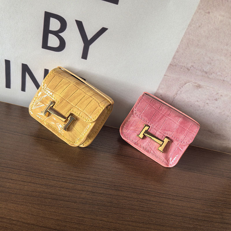 Mini Constance_Crocodile Leather, Earphone Case Bag