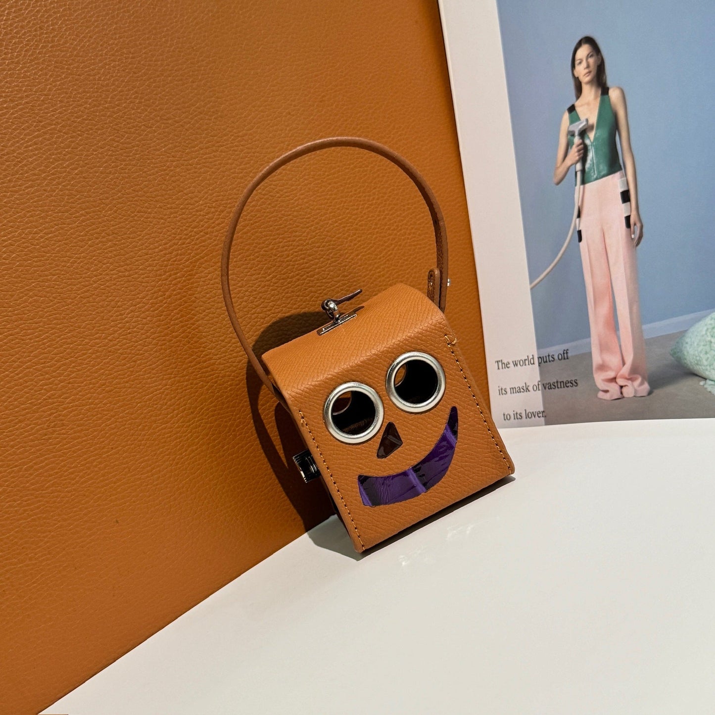 Petit H Robot ミニバッグ_Petit H、クロコダイルスキンとクラシックスキングレイン