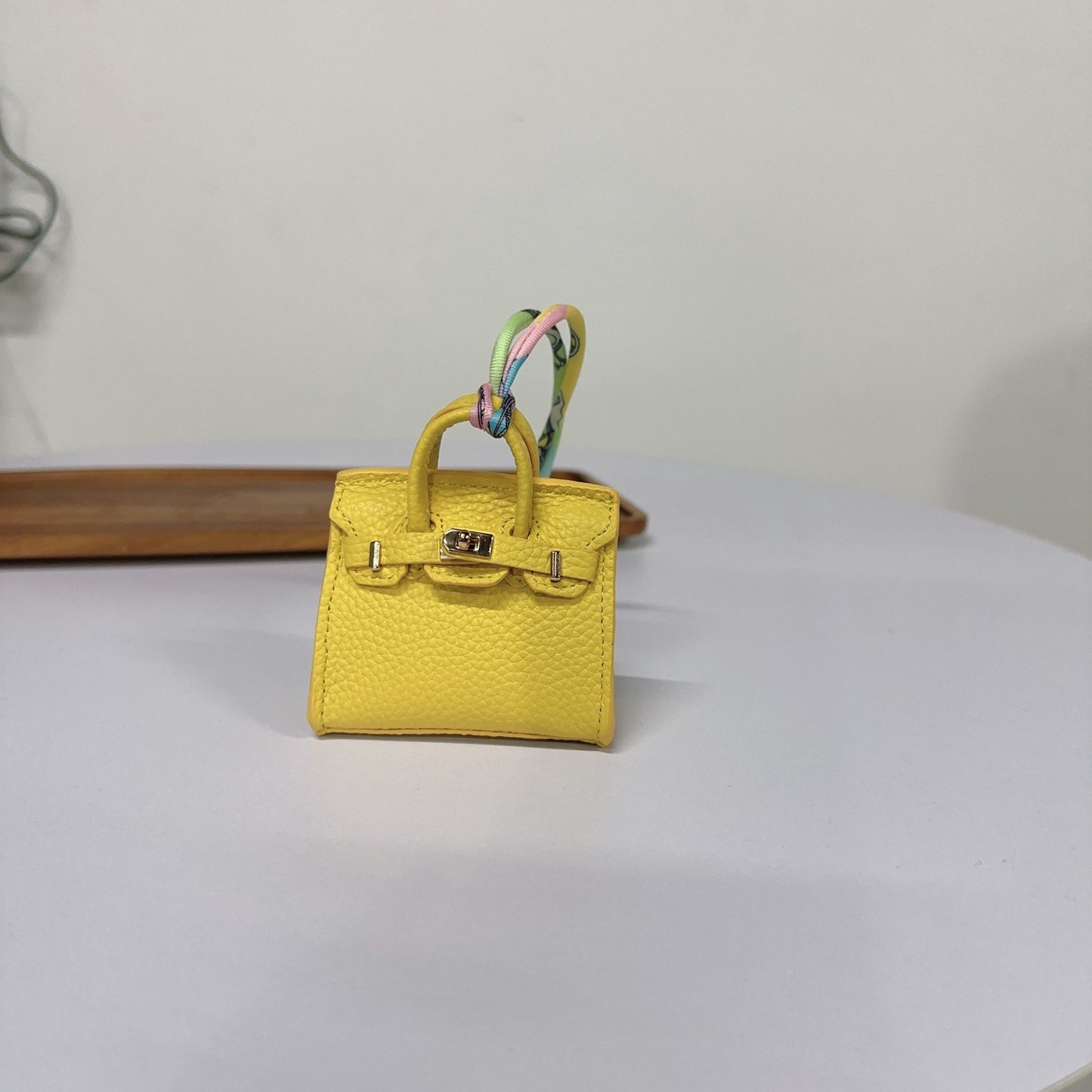 【Genuine Leather】Mini Birkin Leather Lychee Pattern Solid & Matching Colors