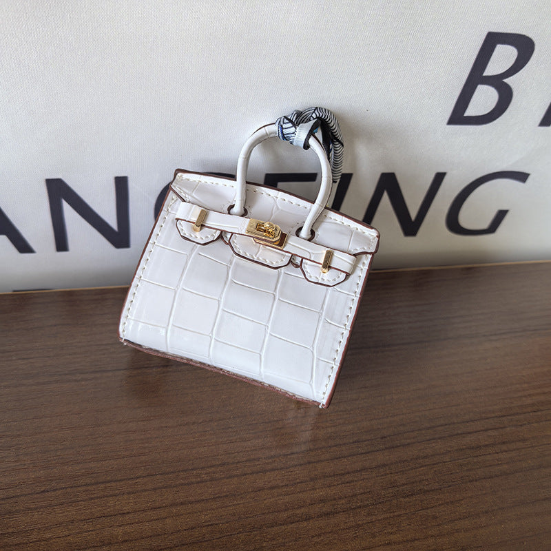 Mini Birkin_Crocodile Skin Pattern, Sellier, Stiching Outside