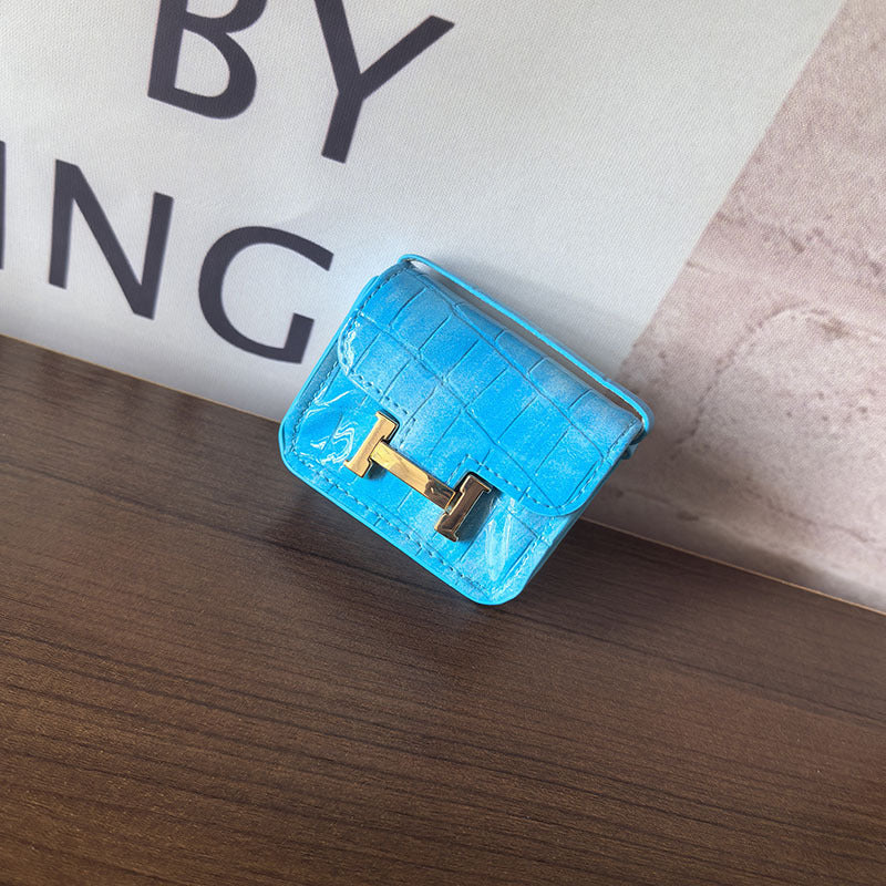 Mini Constance_Crocodile Leather, Earphone Case Bag