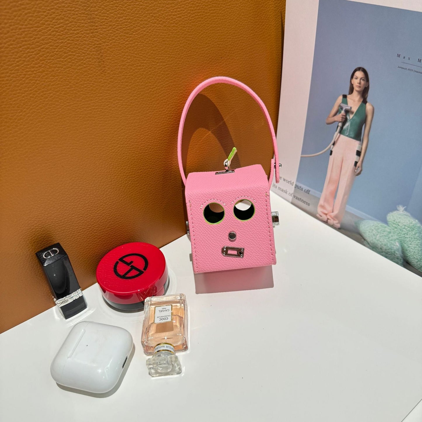Petit H Robot ミニバッグ_Petit H、クロコダイルスキンとクラシックスキングレイン