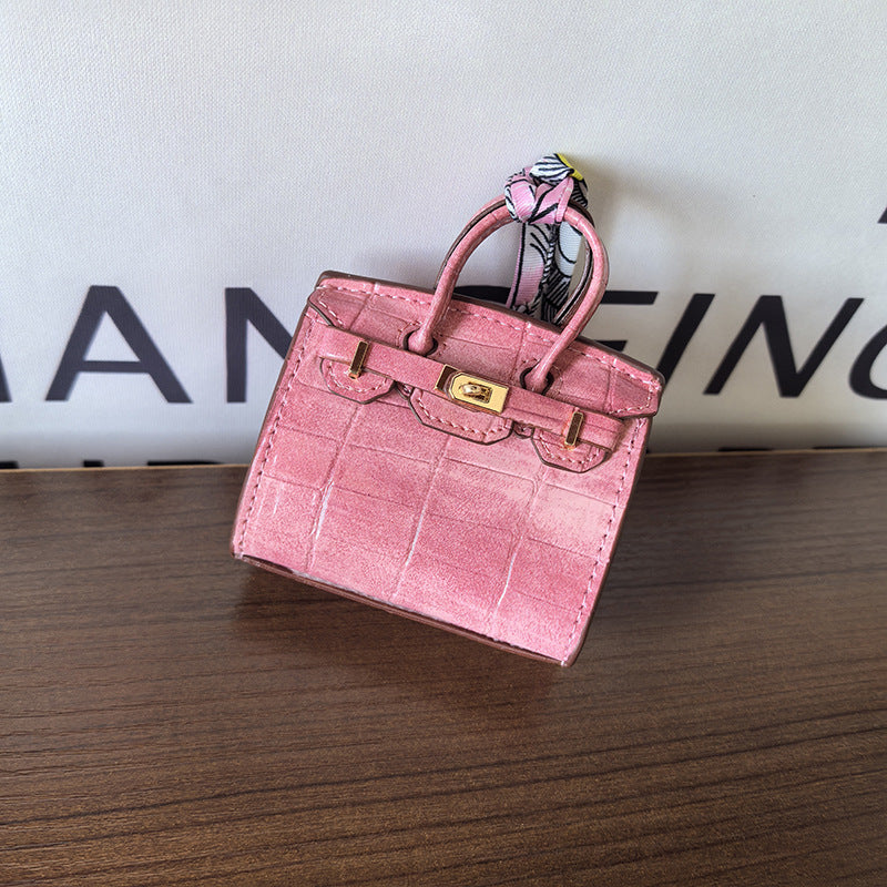 Mini Birkin_Crocodile Skin Pattern, Sellier, Stiching Outside