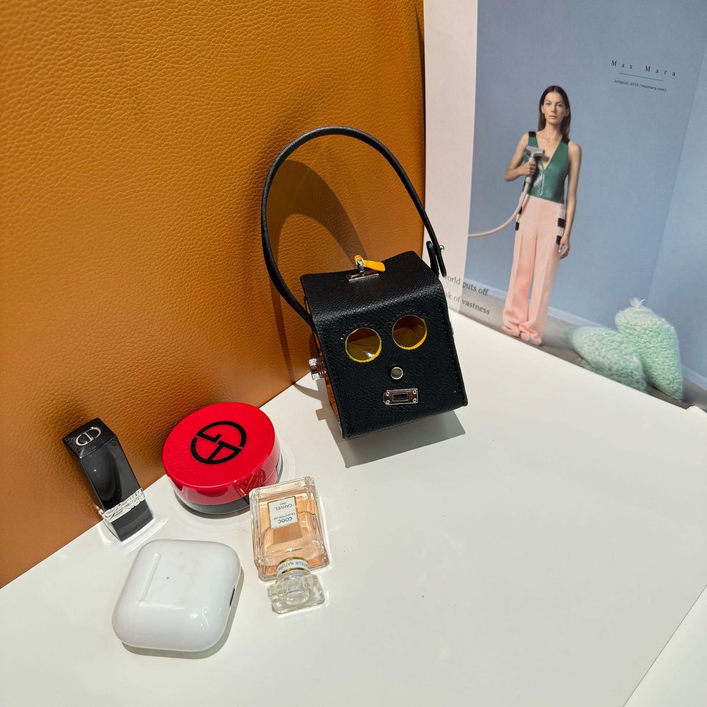 Petit H Robot ミニバッグ_Petit H、クロコダイルスキンとクラシックスキングレイン