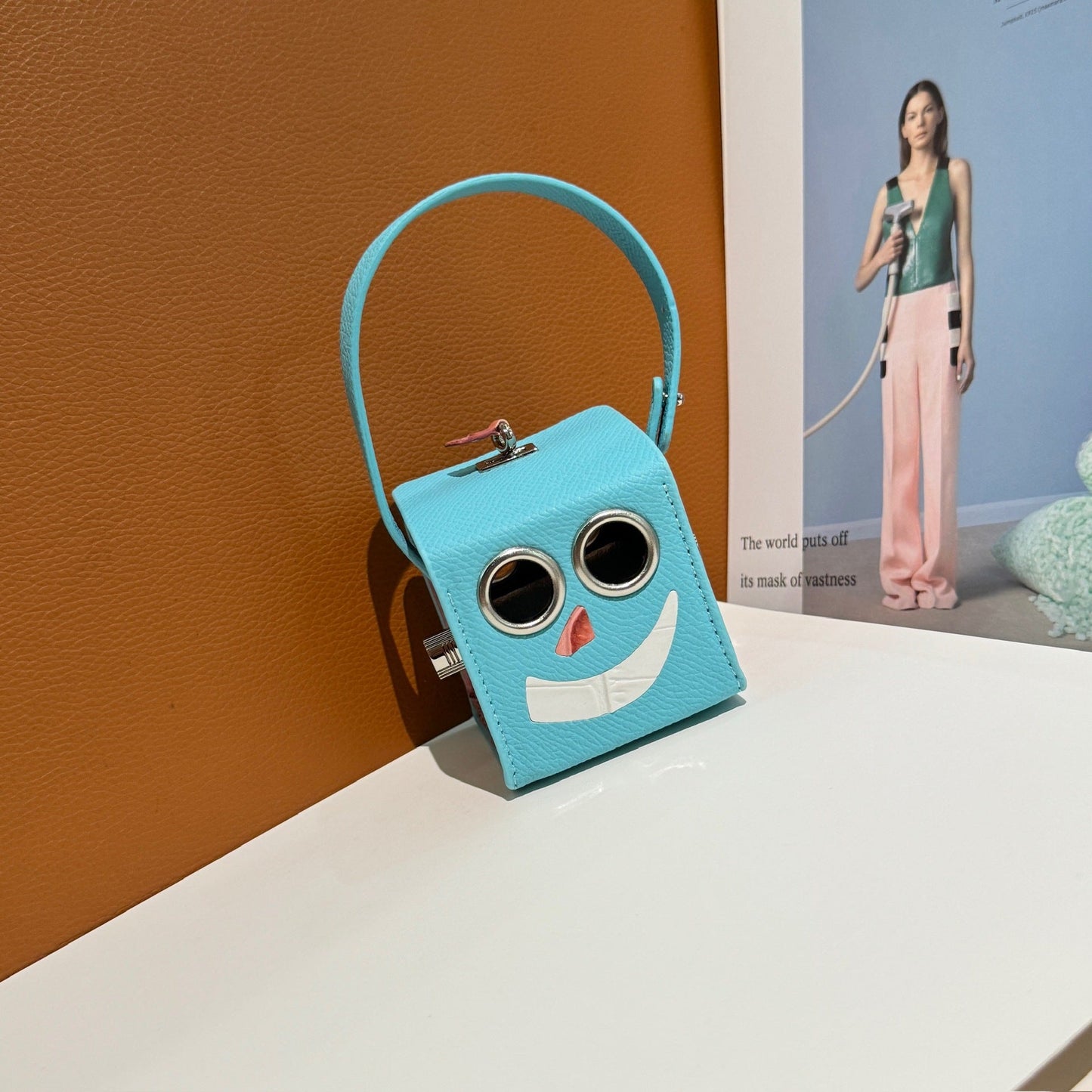 Petit H Robot ミニバッグ_Petit H、クロコダイルスキンとクラシックスキングレイン