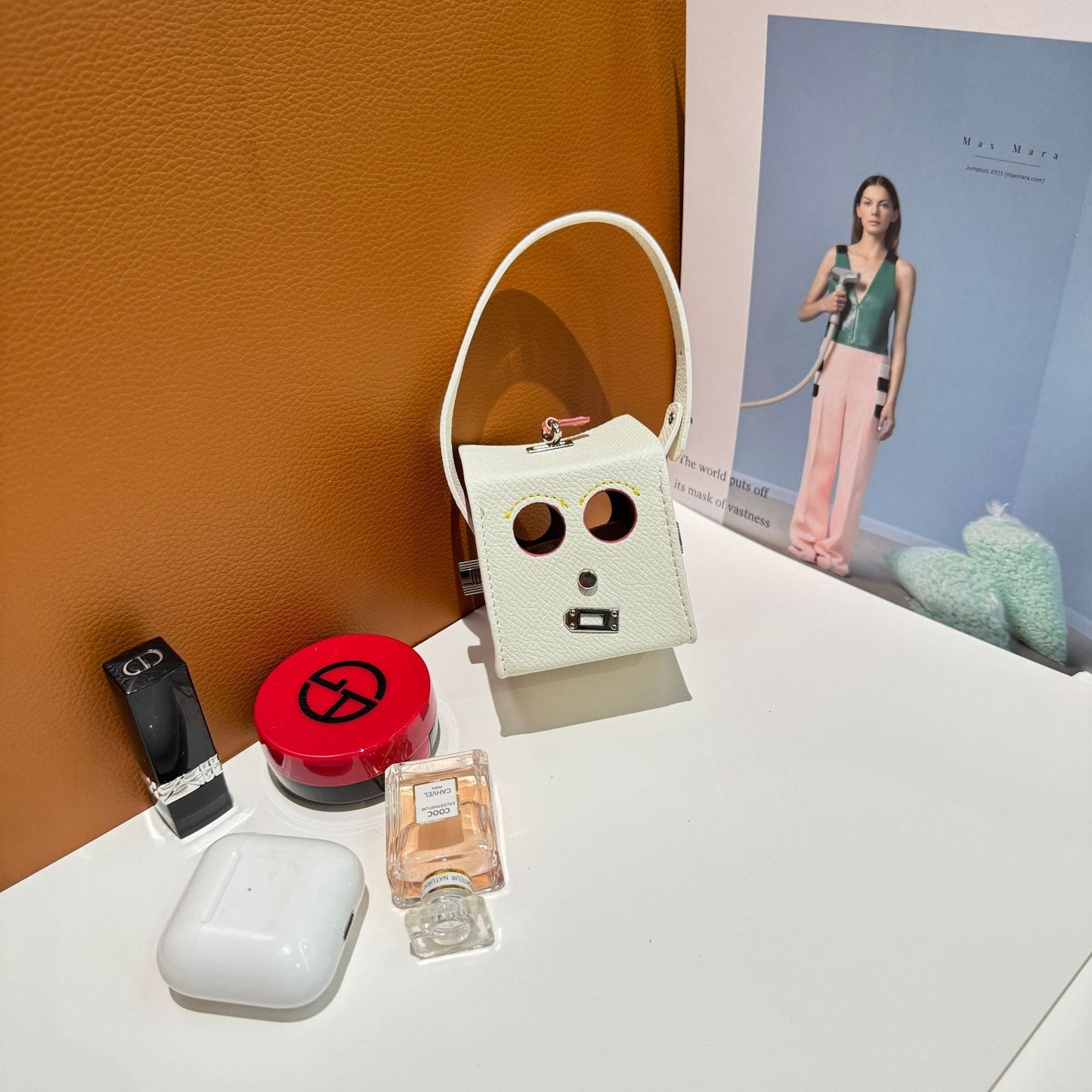 Petit H Robot ミニバッグ_Petit H、クロコダイルスキンとクラシックスキングレイン