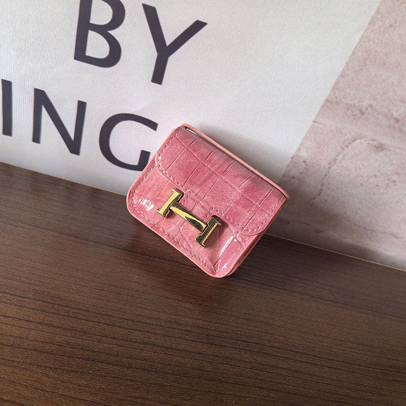 Mini Constance_Crocodile Leather, Earphone Case Bag