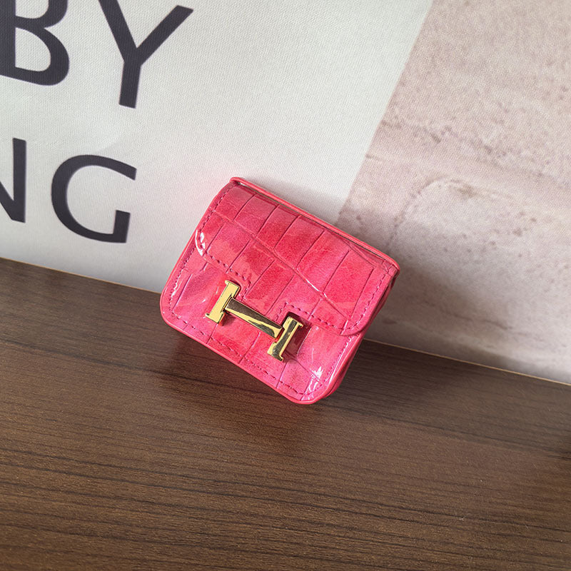Mini Constance_Crocodile Leather, Earphone Case Bag