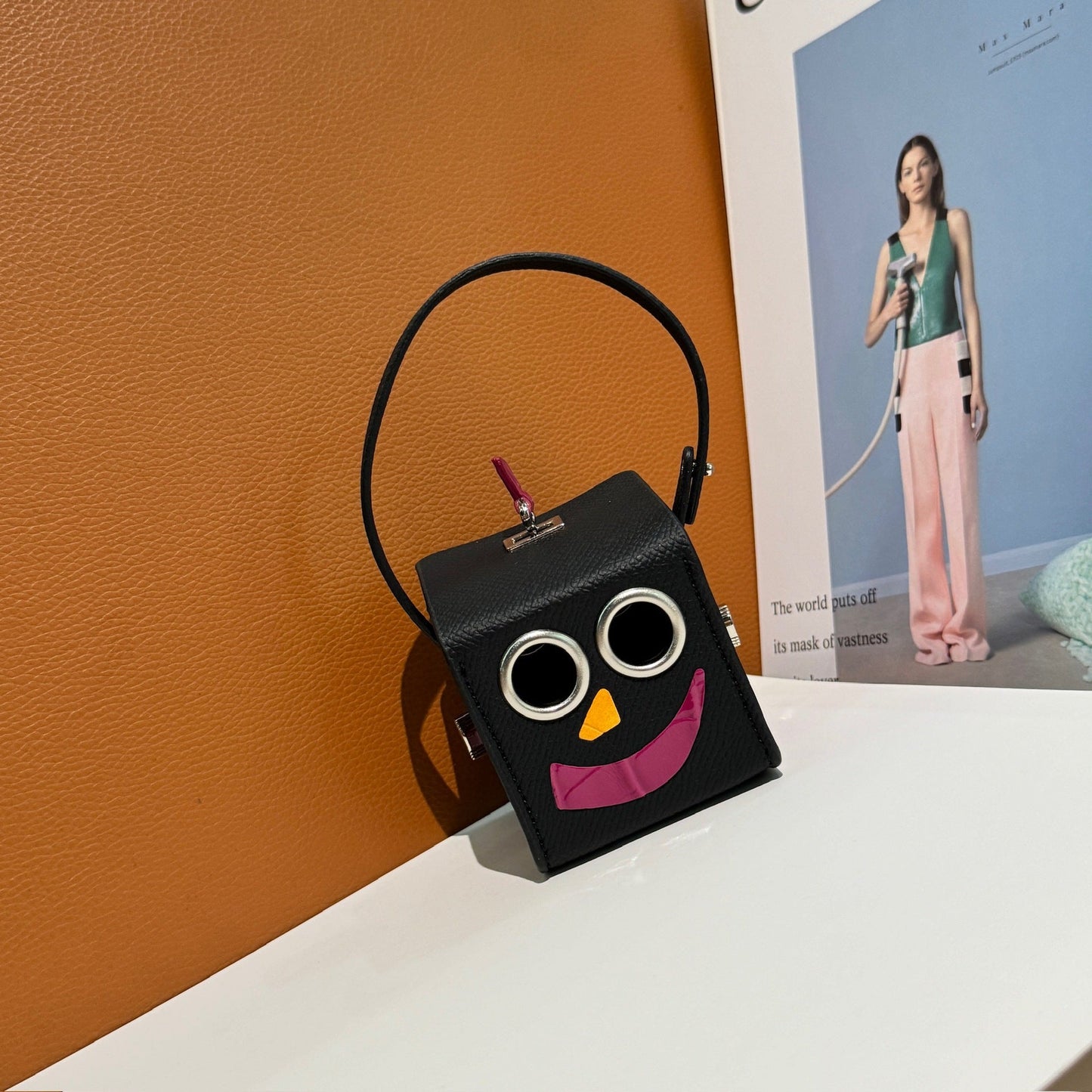 Petit H Robot ミニバッグ_Petit H、クロコダイルスキンとクラシックスキングレイン