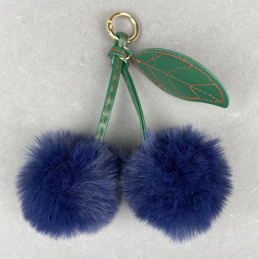 Cherry plush Pendant keychain
