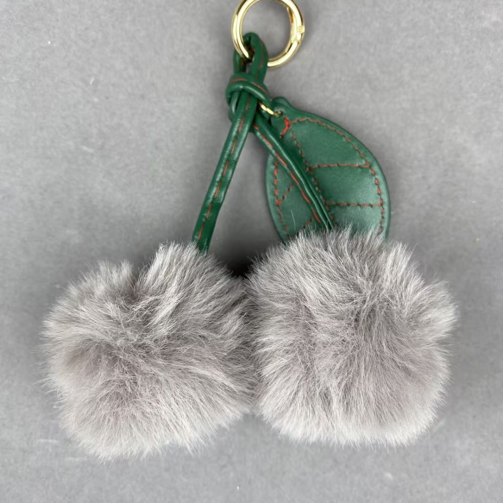 Cherry plush Pendant keychain