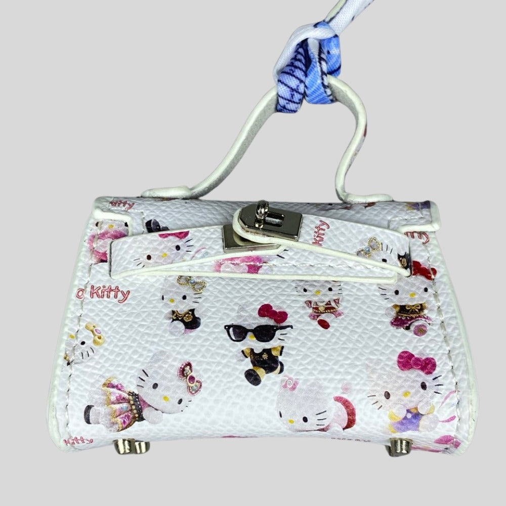 【Hello Kitty】Cow Leather Birkin Lady-D Kelly Constance Glittering Art Graphic