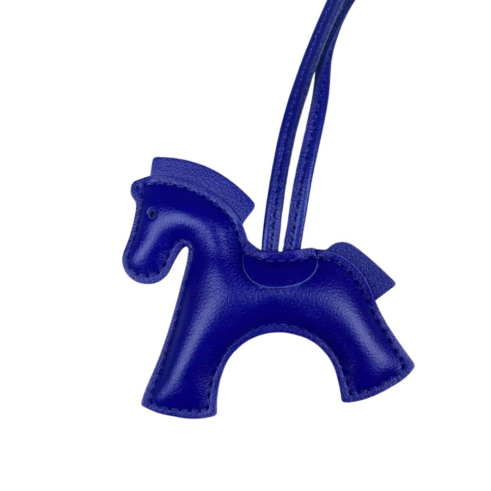 Versatile PU Leather Warhorse Steed Bag Charm - Equestrian Keyring Accessory for All Bags