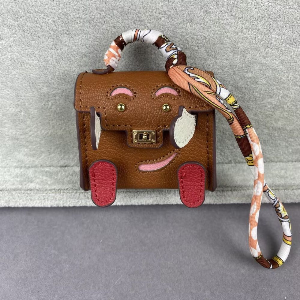 Mini Kelly Doll_Earphone Case Bag, Mini Bag, Bag Charm