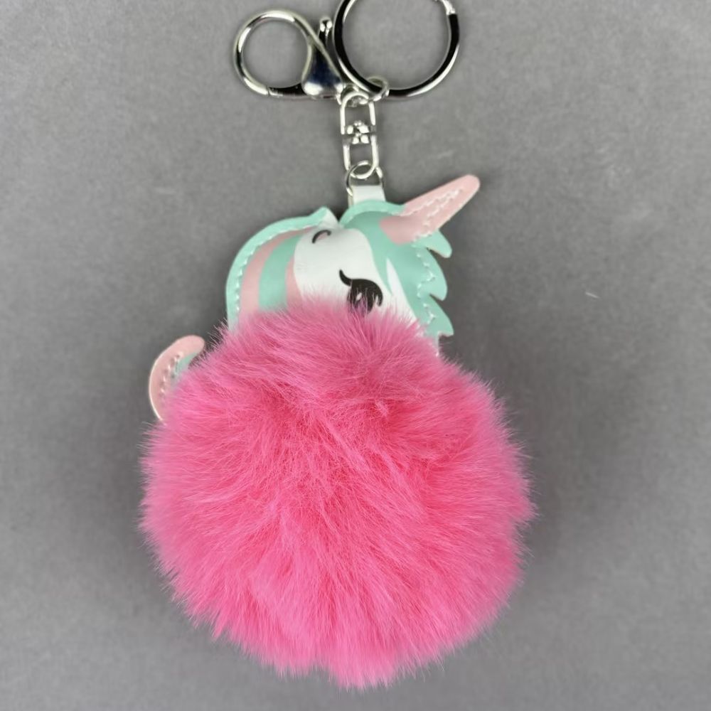 Unicorn plush Pendant keychain