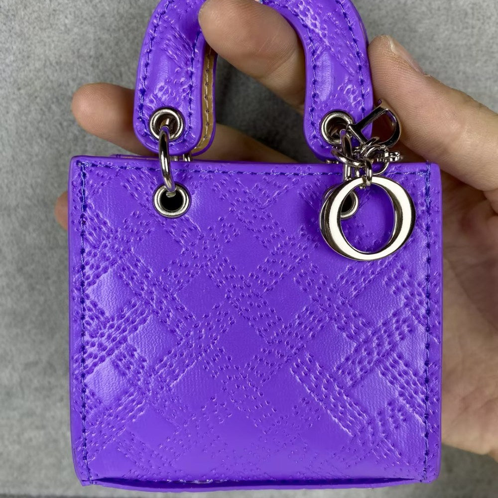 Dio-r Lady D Mini Tote Mini Bag Crocodile Snake Skin Grain