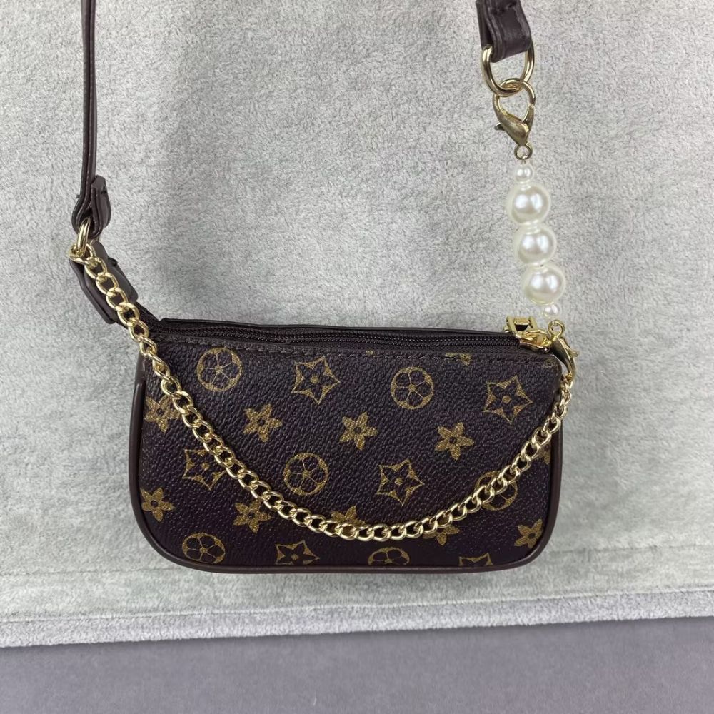 L&V Print Multi Pochette Accessoires Mini Bags