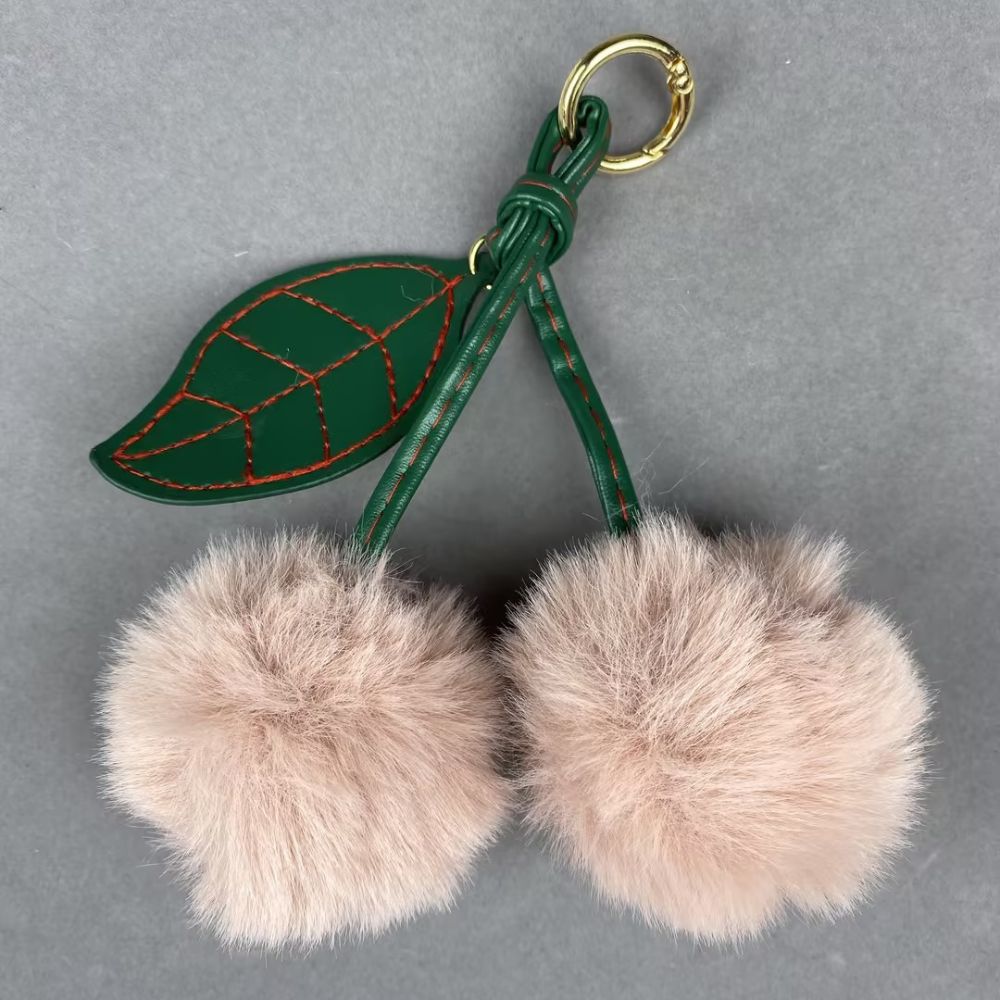 Cherry plush Pendant keychain