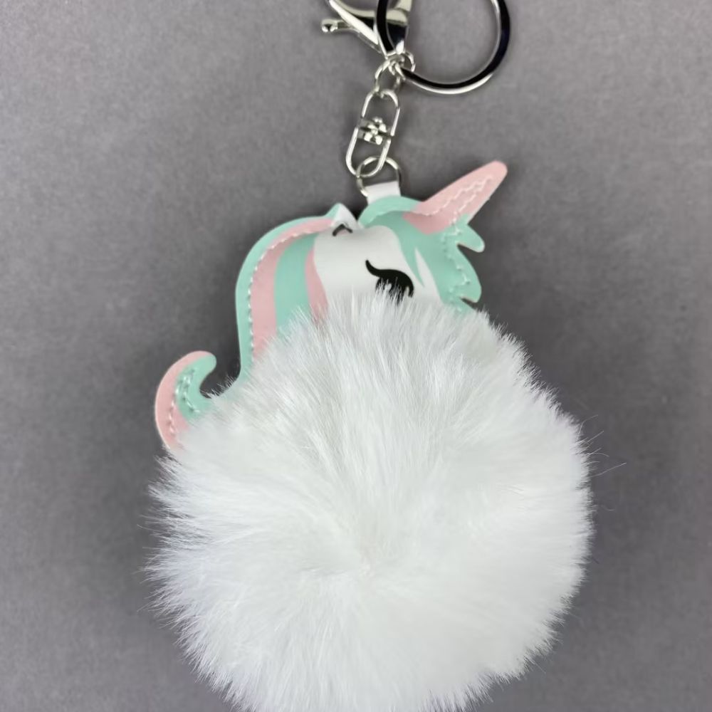 Unicorn plush Pendant keychain