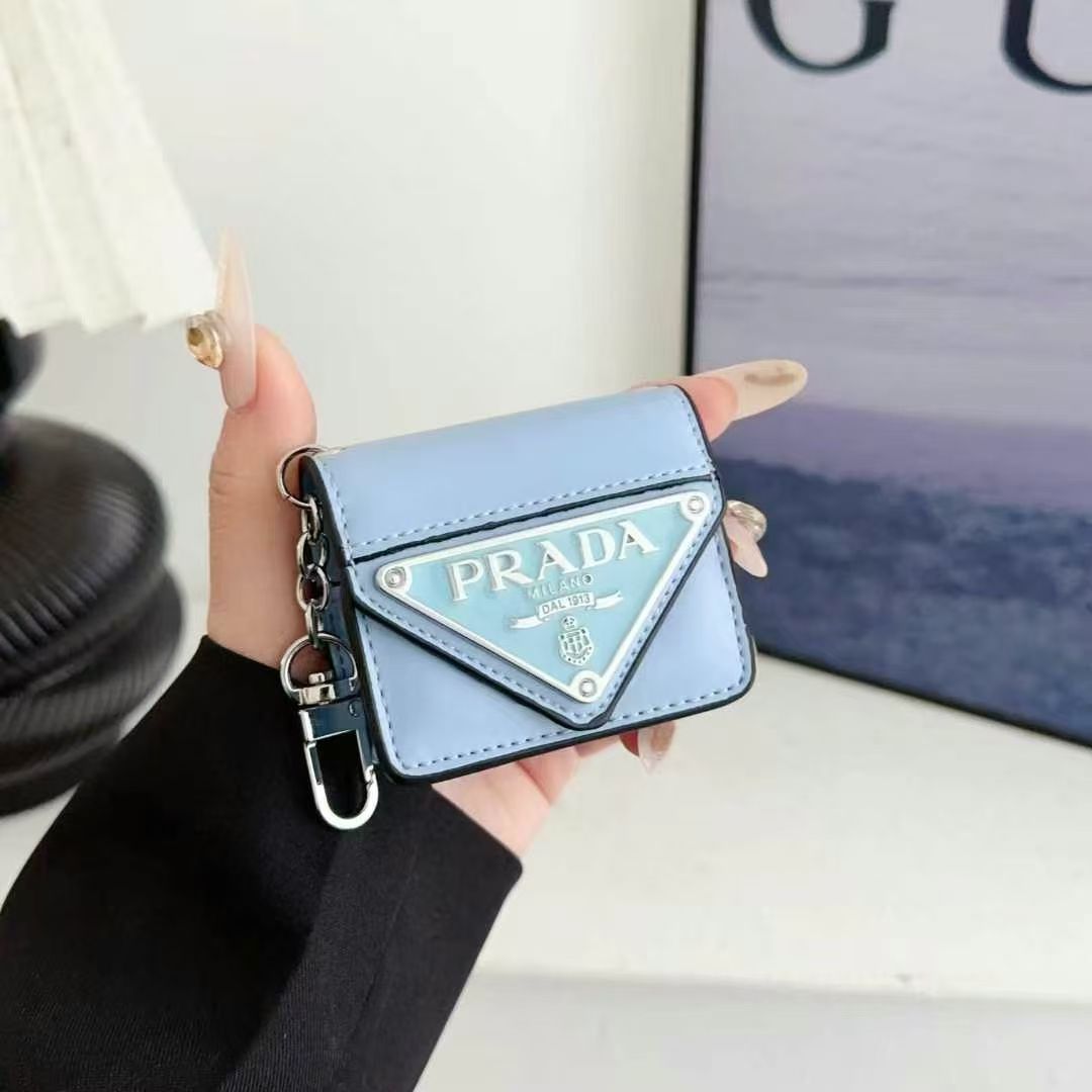 PRAD-A トライアングルバッジ ミニバッグ AirPodsケース