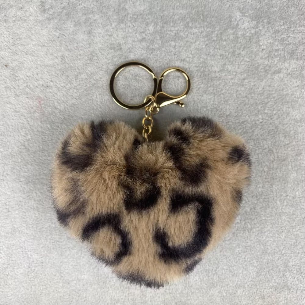 Plush Heart Bag Charm- 10×9×5cm Velvet Hanging Charm for Purses & Bags, Multi-Color Cute Gift Accessory